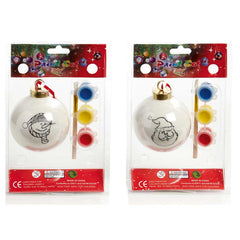 Premier Paint Your Own Bauble (Assorted Designs) image 0
