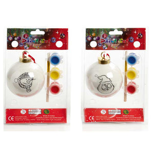 Premier Paint Your Own Bauble (Assorted Designs) image 0