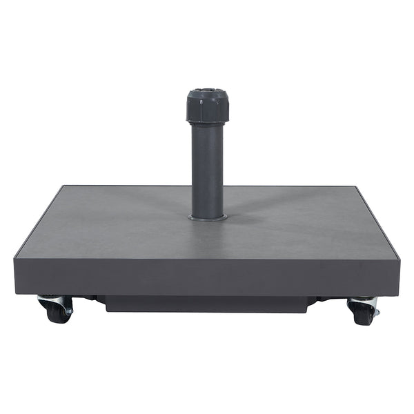 Platinum Ceramica Wheeled Parasol Base - Anthracite image 5