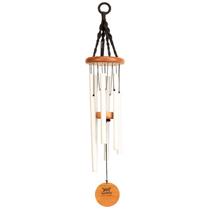 Symphony Nordic Habitat Wind Chime with Matt White Finish image 1