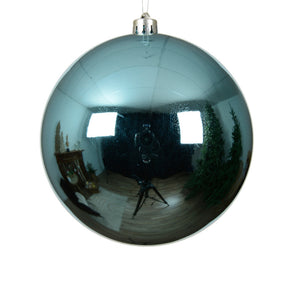 Decoris Large Shatterproof Bauble in Folk Blue image 0