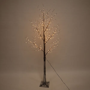 Festive Lit Warm White Snow Tree - 150cm image
