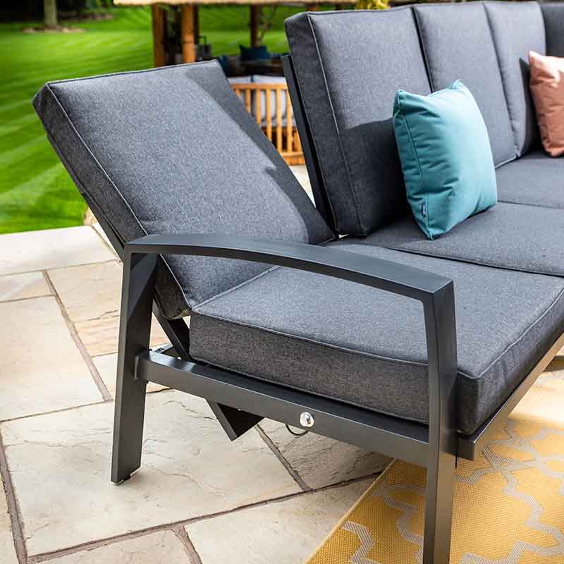 Hartman Vienna Reclining L-Shaped Corner Sofa Set with Rectangular Table image 0