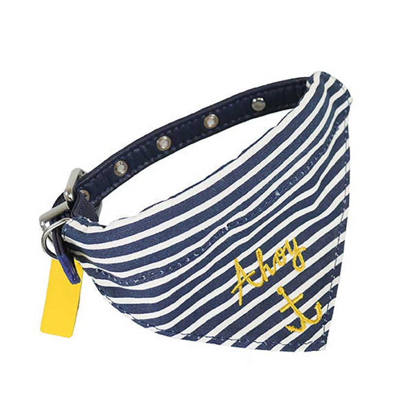 Joules Ahoy Neckerchief Dog Collar image 0