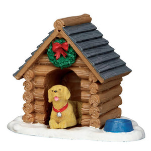 Lemax Log Cabin Dog House image 0