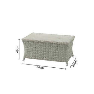 Bramblecrest Monterey Woven Garden Lounge Set in Dove Grey image 7