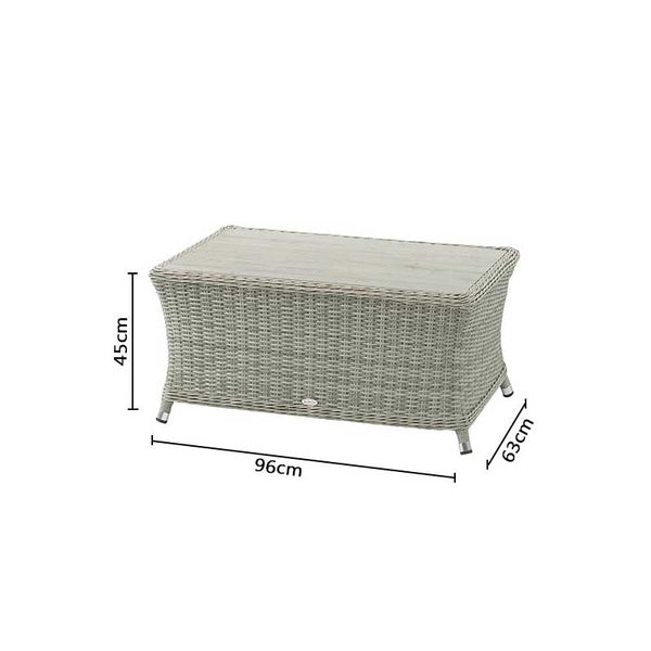 Bramblecrest Monterey Woven Garden Lounge Set in Dove Grey image 7