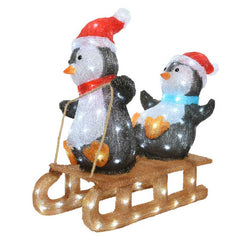 Lumineo LED Acrylic Penguin Sled image 0