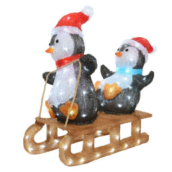 Lumineo LED Acrylic Penguin Sled image 0