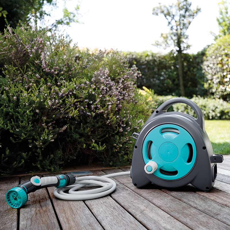 AquaBag Maxi Portable Hose Reel with Fittings (15m Hose Length) image 0