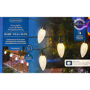 Lumineo 20 LED Colour Switch Party Lights - Warm / Cool White image 1