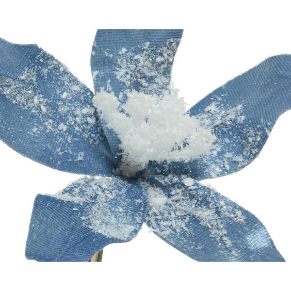 Everlands Winter Sky Poinsettia Clip (Assorted Designs) image 2