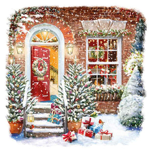 Ling Design Large Deluxe Cards - Home For Christmas (Pack of 12) image 1