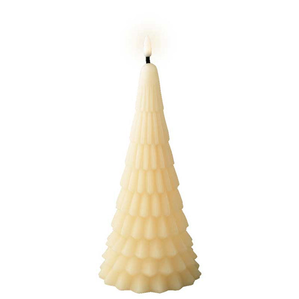 Lumineo Cream Wax LED Tree Candle image 0