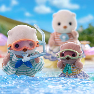 Sylvanian Families Sea Otter Sisters - Splashy Snorkel Set image 6
