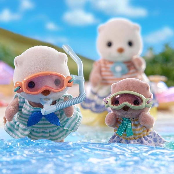 Sylvanian Families Sea Otter Sisters - Splashy Snorkel Set image 6