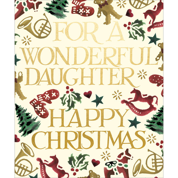 Woodmansterne Christmas Toys Daughter Christmas Card image 0