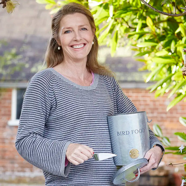 Burgon & Ball Sophie Conran Galvanized Bird Food Tin image 3