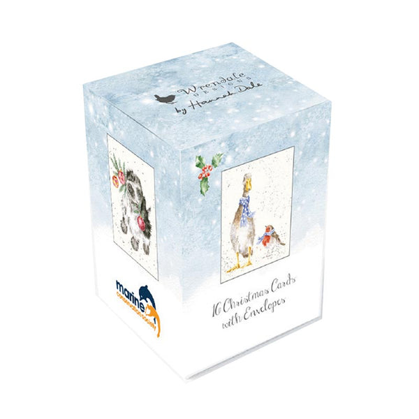 Wrendale Designs Charity Mini Boxed Cards - Duck (Pack of 16) image 1