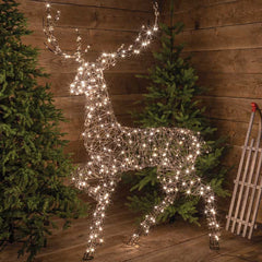NOMA Large Wicker Highland Stag image 0