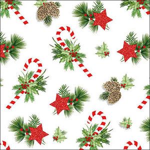 Ambiente Paper Napkins - Ornaments For Xmas (Pack of 20) image 0