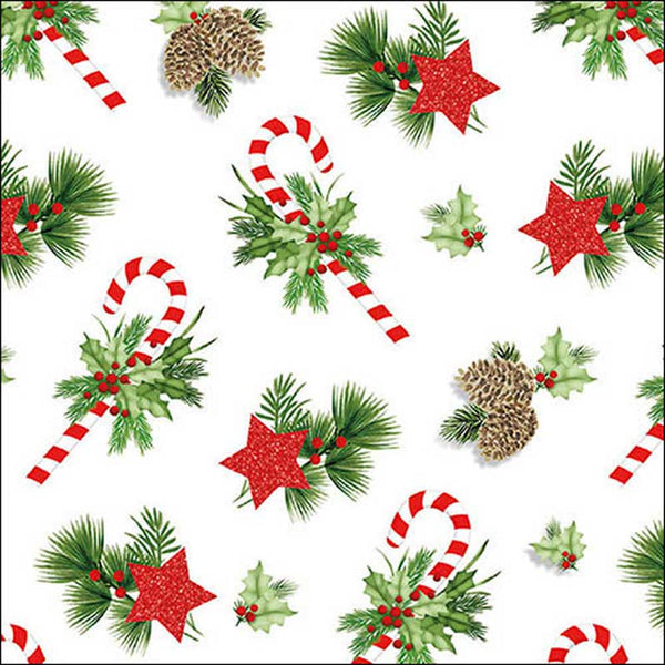Ambiente Paper Napkins - Ornaments For Xmas (Pack of 20) image 0