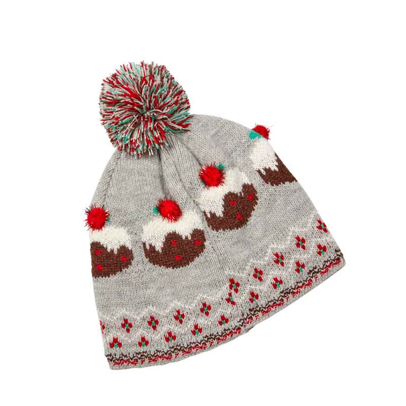 Three Kings Xmas Pudding Luxury Beanie image 0