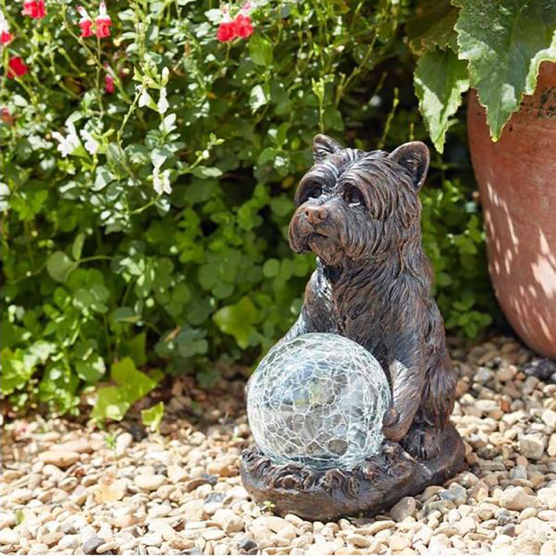 Smart Solar Mystic Dog Garden Ornament image 0