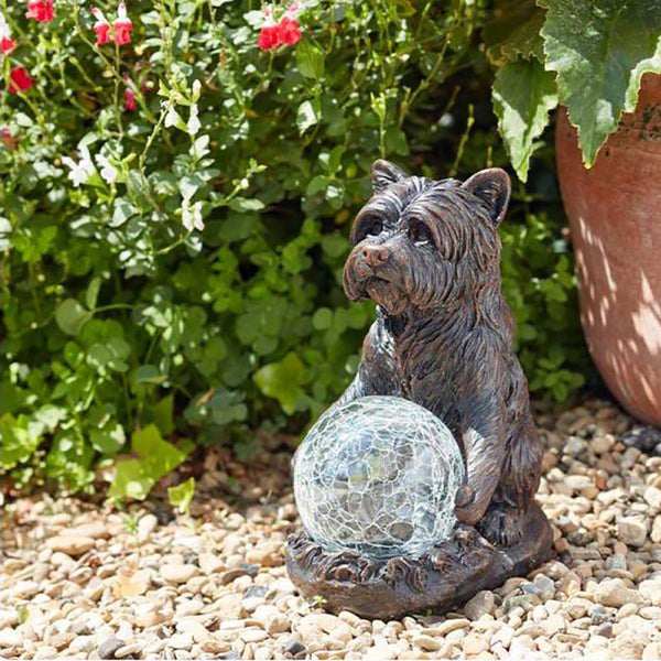 Smart Solar Mystic Dog Garden Ornament image 1