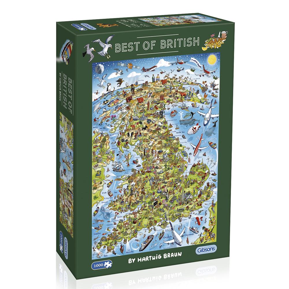 Gibsons Best of British 1000 Piece Jigsaw image 0