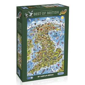Gibsons Best of British 1000 Piece Jigsaw image 1