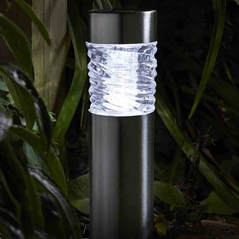 Smart Solar Wave Stainless Steel 10 Lumen Bollard Light image 0