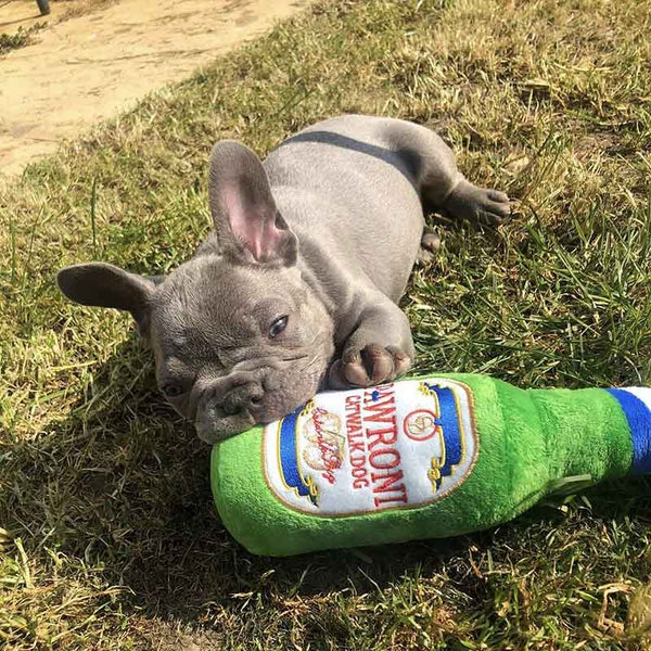 CatwalkDog Pawroni Beer Bottle Tough Dog Toy image 3