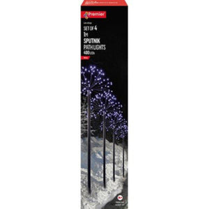 Premier Multi-Action LED Sputnik Path Finders - White (Set of 4) image 1
