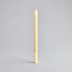St. Eval Ivory Christmas Advent Candle image 0
