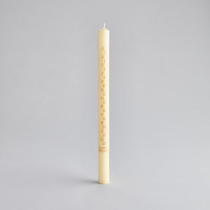 St. Eval Ivory Christmas Advent Candle image 0