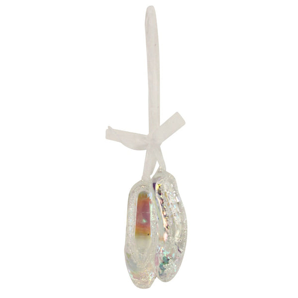 Gisela Graham Rainbow Iridescent Ballet Shoes image 0