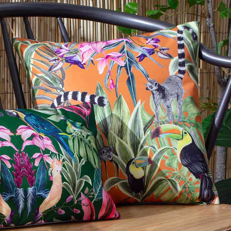 Wylder Kali Animals Outdoor Square Cushion, 43 x 43cm image 0