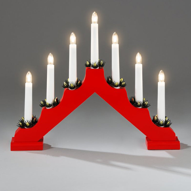 Konstsmide 7 Bulb Welcome Light - Red image 0