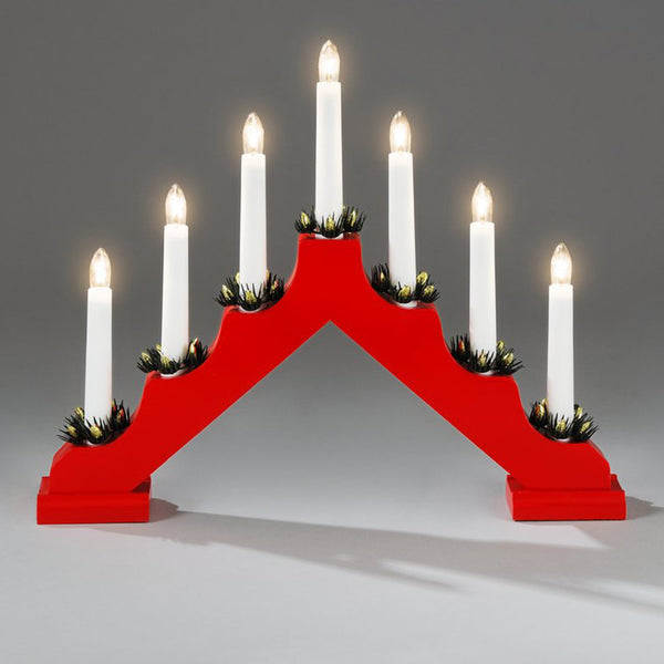 Konstsmide 7 Bulb Welcome Light - Red image 0