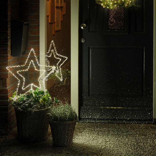 Lumineo LED Metal Star Garden Pick image 0