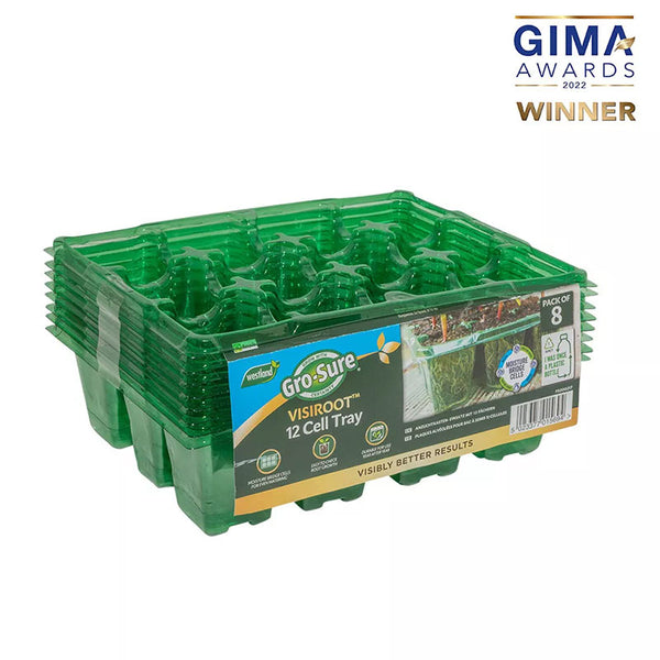 Gro-Sure Visiroot Cell Trays (Packs of 8) - 12 Cells image