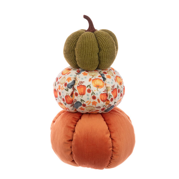 Floralsilk Autumn Pumpkin Stack image 0
