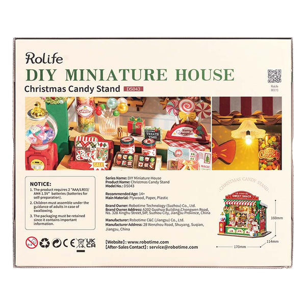 Rolife 'Christmas Candy Stand' DIY Miniature House image 4