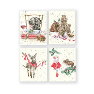 Wrendale Designs Charity Mini Boxed Cards - Hare (Pack of 16) image 0