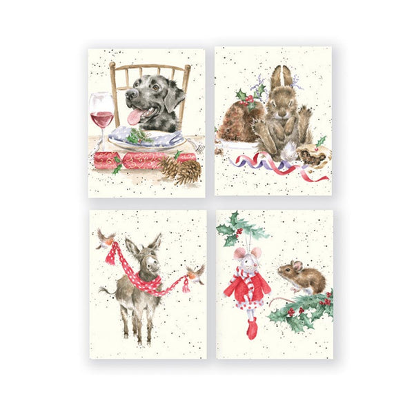 Wrendale Designs Charity Mini Boxed Cards - Hare (Pack of 16) image 0