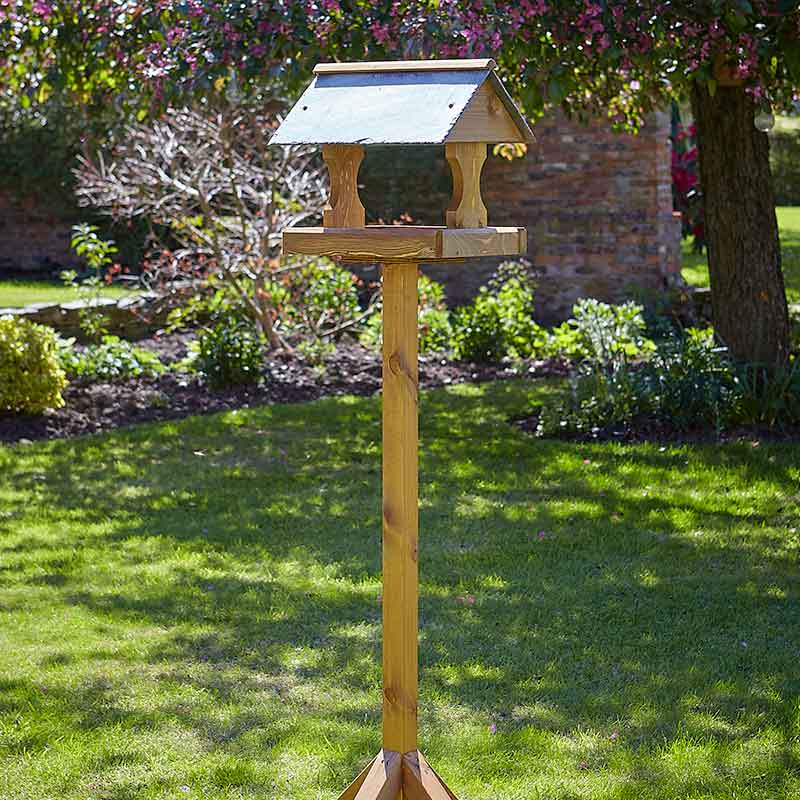 Tom Chambers Bishopdale Handcrafted Bird Table image 0