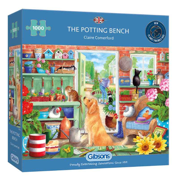 Gibsons The Potting Bench 1000 Piece Jigsaw Puzzle image 2