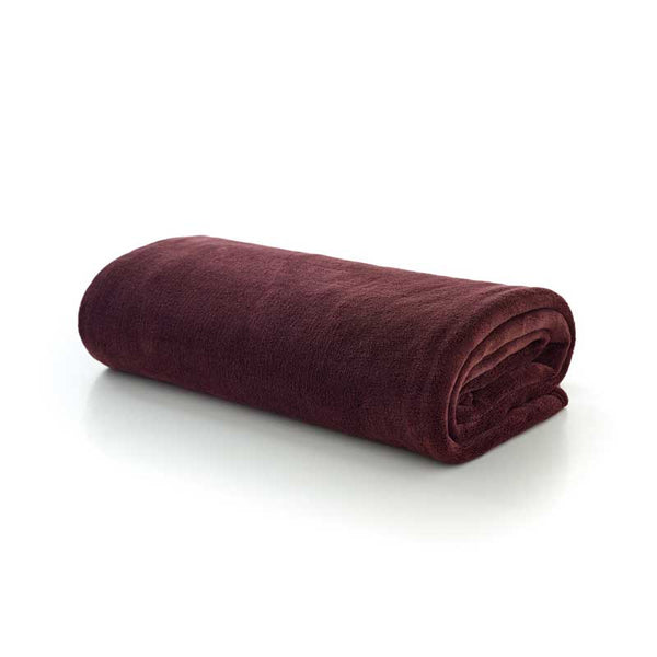 Deyongs Snuggle Touch Throw - Wine image 1