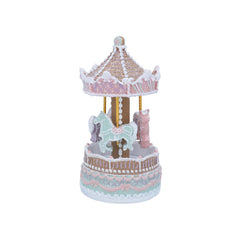 Gisela Graham Iced Gingerbread Carousel Music Box image 0